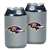 Baltimore Ravens Custom Can Coozie -Heather Gray