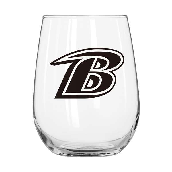 Baltimore Ravens 16oz Gameday Curved Beverage Glass