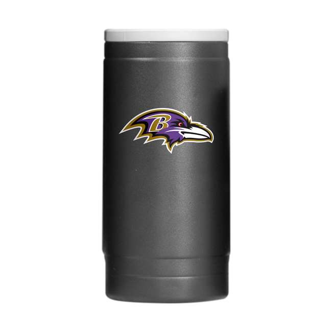 Baltimore Ravens Flipside Powder Coat Slim Can Coolie