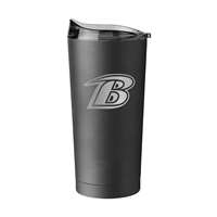 Baltimore Ravens 20oz Etch Black Powder Coat Tumbler