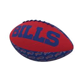Buffalo Bills Repeating Mini-Size Rubber Football
