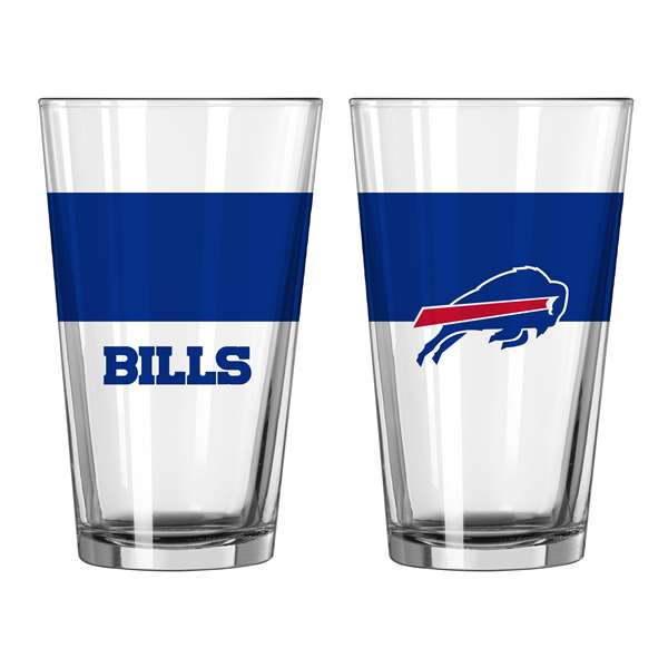 Buffalo Bills 16oz Colorblock Pint Glass  