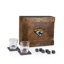 Jacksonville Jaguars Whiskey Box Drink Set  