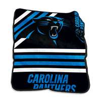 Carolina Panthers Raschel Thorw Blanket