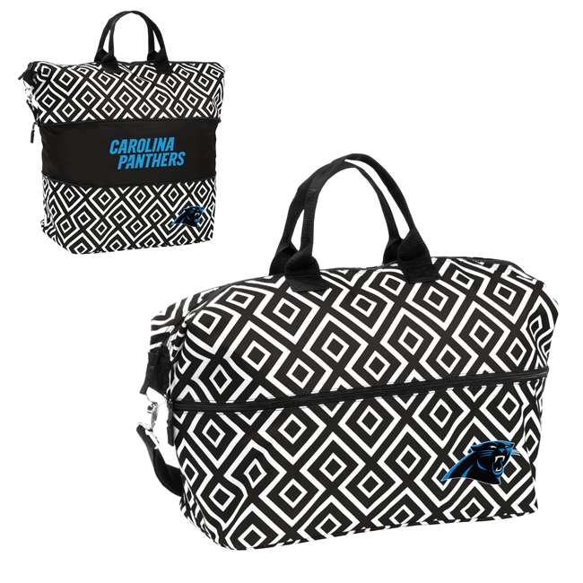 Carolina Panthers Double Diamond Expandable Tote