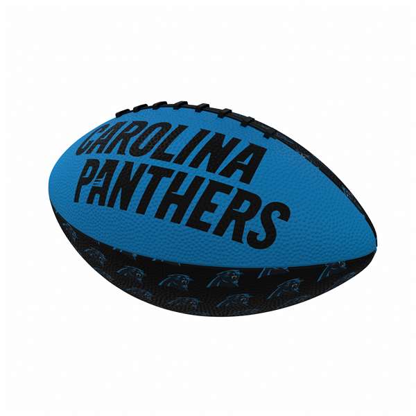 Carolina Panthers Repeating Mini-Size Rubber Football