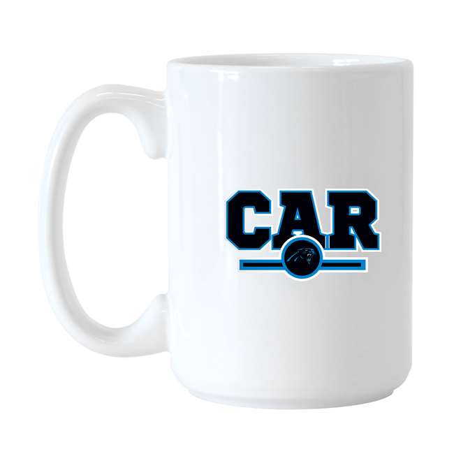 Carolina Panthers 15oz Letterman Sublimated Mug