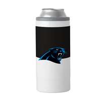 Carolina Panthers 12oz Colorblock Slim Can Coolie Coozie  