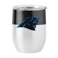 Carolina Panthers 16oz Colorblock Stainless Curved Beverage  