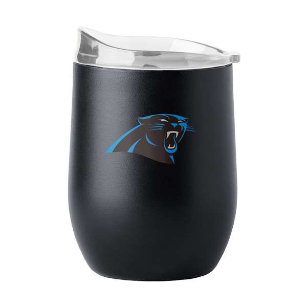 Carolina Panthers 16oz Flipside Powder Coat Curved Beverage