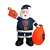 Chicago Bears Inflatable Santa 7 Ft Tall  76