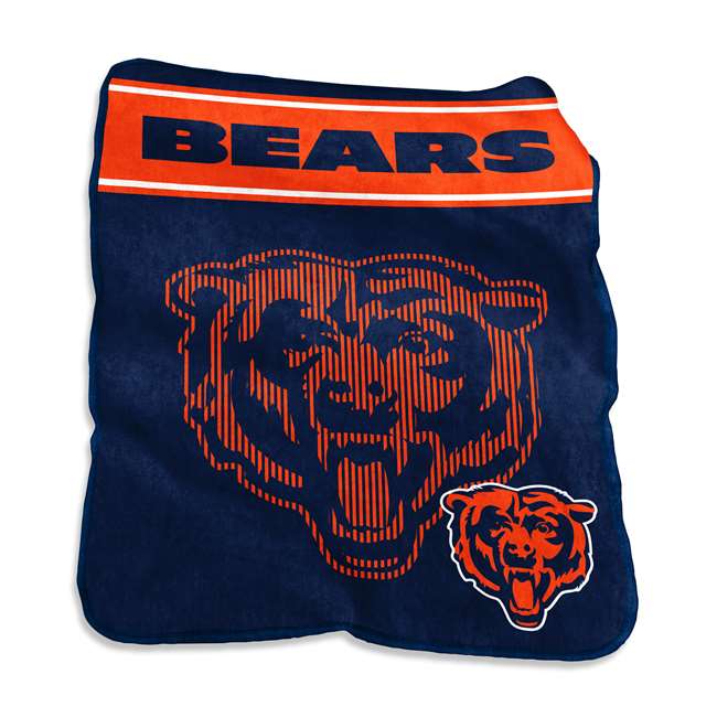 Chicago Bears 60x80 Raschel Throw Blanket