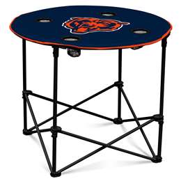 Chicago Bears Round Folding Table with Carry Bag  