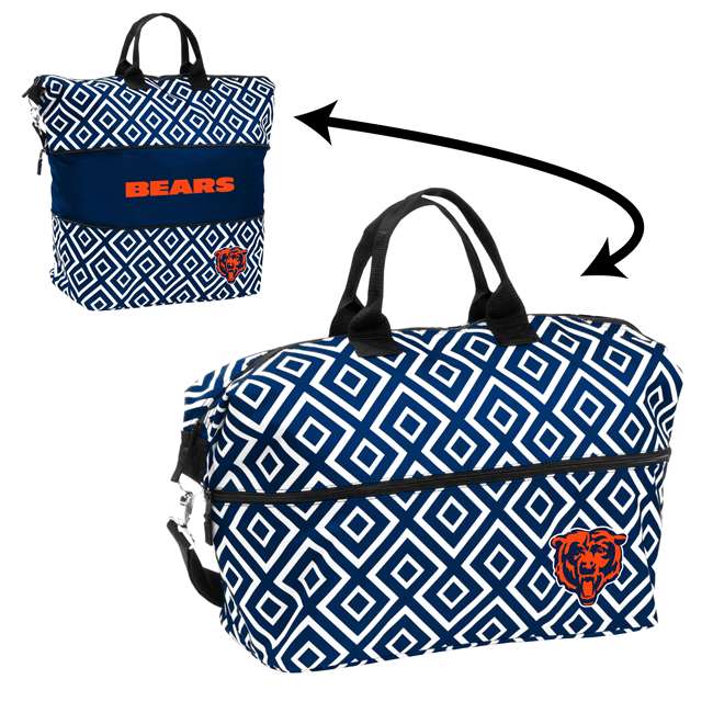 Chicago Bears Double Diamond Expandable Tote