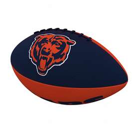 Chicago Bears Pinwheel Logo Junior-Size Rubber Football