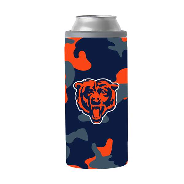 Chicago Bears Camo Swagger 12oz Slim Can Coolie