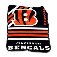 Cincinnati Bengals Raschel Thorw Blanket