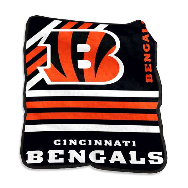 Cincinnati Bengals Raschel Thorw Blanket