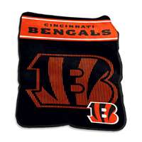 Cincinnati Bengals 60x80 Raschel Throw Blanket