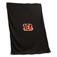 Cincinnati Bengals Sweatshirt Blanket 54 X 80 Inches