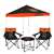 Cincinnati Bengals Canopy Tailgate Bundle - Set Includes 9X9 Canopy, 2 Chairs and 1 Side Table