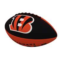 Cincinnati Bengals Pinwheel Logo Junior-Size Rubber Football