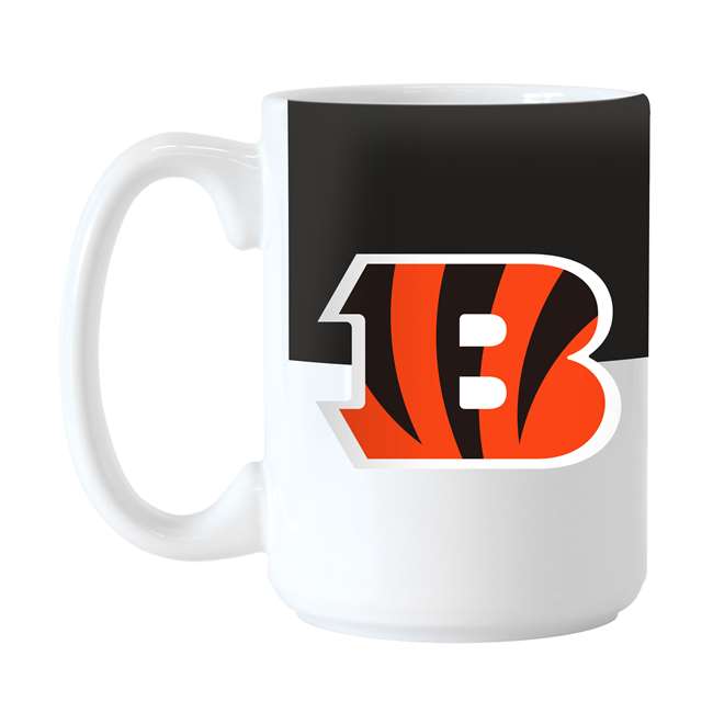 Cincinnati Bengals 15oz Colorblock Sublimated Mug