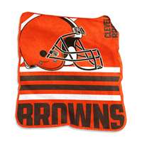 Cleveland Browns Raschel Thorw Blanket