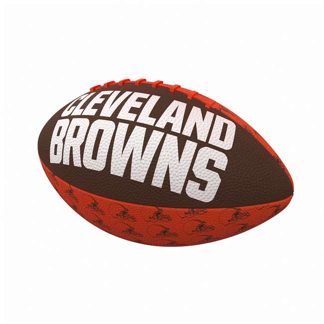 Cleveland Browns Repeating Mini-Size Rubber Football