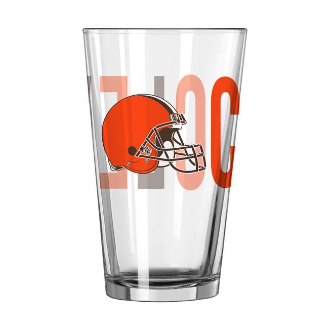 Cleveland Browns 16oz Overtime Pint Glass  