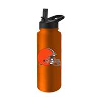 Cleveland Browns Logo 34oz Quencher Water Bottle