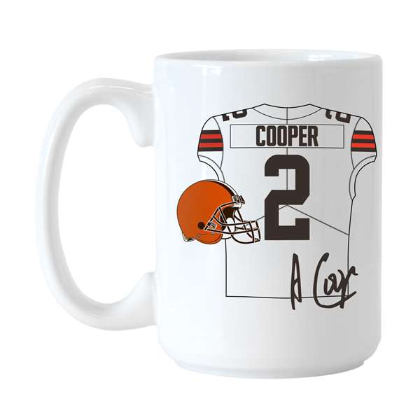 Cleveland Browns Amari Cooper Jersey 15oz Sublimated Mug