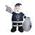 Dallas Cowboys Inflatable Santa 7 Ft Tall  99