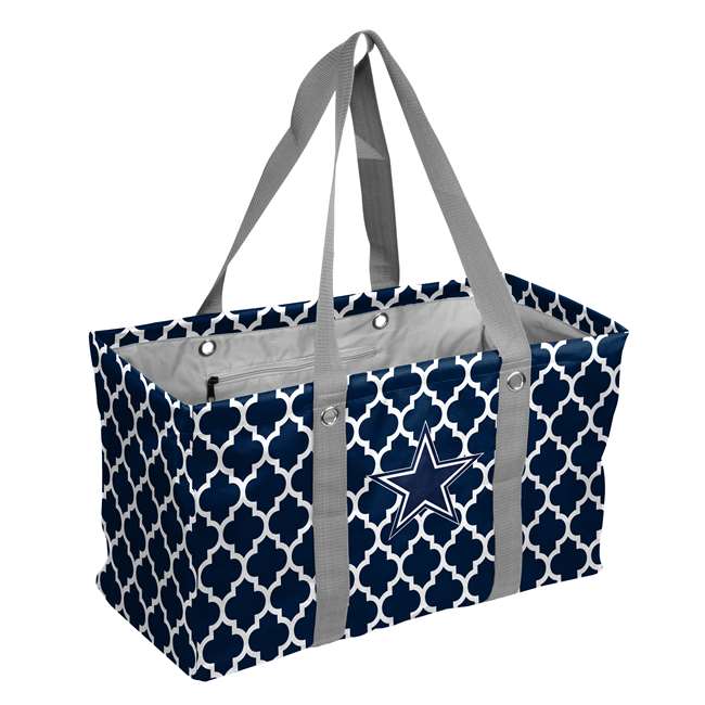 Dallas Cowboys Quatrefoil Picnic Caddy