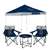 Dallas Cowboys Canopy Tailgate Bundle - Set Includes 9X9 Canopy, 2 Chairs and 1 Side Table