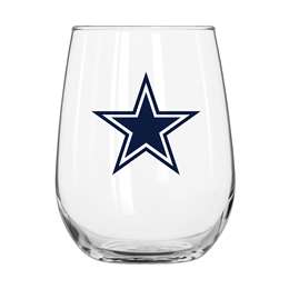 Dallas Cowboys 16oz Gameday Curved Beverage Glass