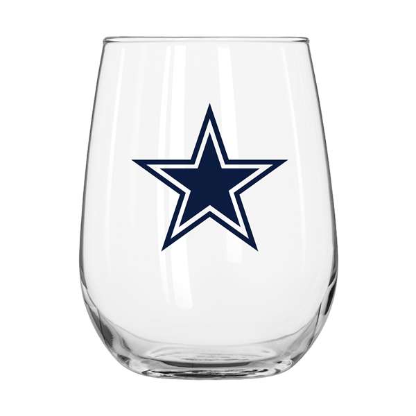 Dallas Cowboys 16oz Gameday Curved Beverage Glass