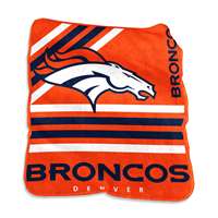 Denver Broncos Raschel Thorw Blanket