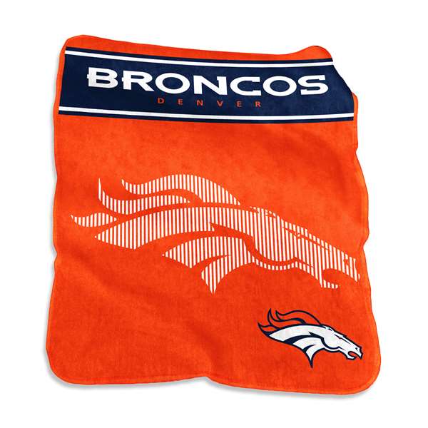 Denver Broncos 60x80 Raschel Throw Blanket