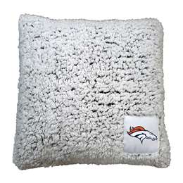 Denver Broncos Frosty Throw Pillow