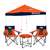 Denver Broncos Canopy Tailgate Bundle - Set Includes 9X9 Canopy, 2 Chairs and 1 Side Table