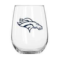 Denver Broncos 16oz Gameday Curved Beverage Glass