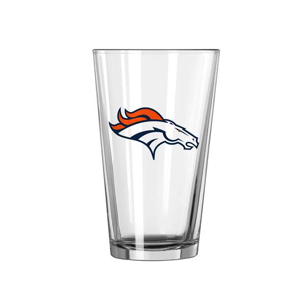 Denver Broncos 16oz Logo Pint Glass