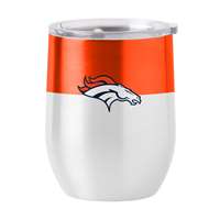 Denver Broncos Colorblock 16oz Stainless Curved Beverage  