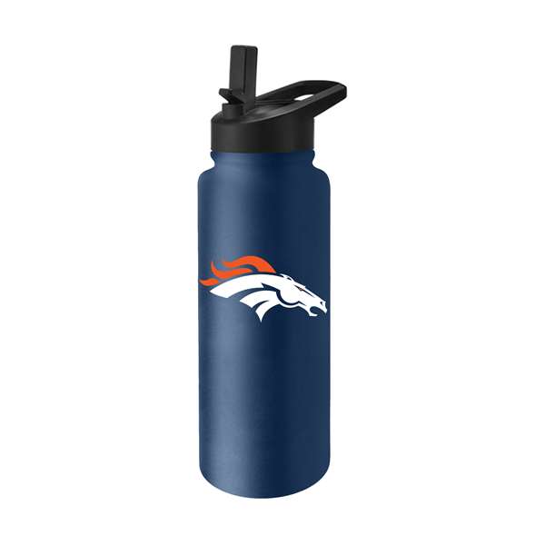 Denver Broncos 34oz Logo Quencher Water Bottle