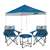 Detroit Lions Canopy Tailgate Bundle - Set Includes 9X9 Canopy, 2 Chairs and 1 Side Table