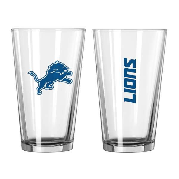 Detroit Lions 16oz Pint Beverage Glass