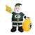 Green Bay Packers Inflatable Santa 7 Ft Tall  99