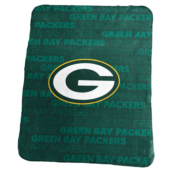 Green Bay Packers Classic Fleece Blanket 50 X 60 inches