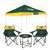 Green Bay Packers Canopy Tailgate Bundle - Set Includes 9X9 Canopy, 2 Chairs and 1 Side Table